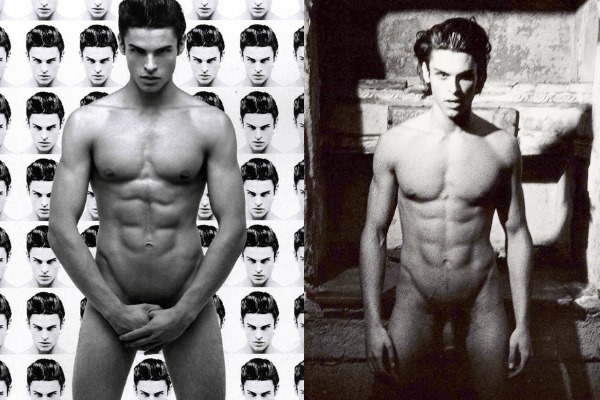male model Baptiste Giabiconi nude naked penis Male model Baptiste Giabiconi